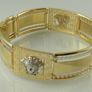 Versace náramek ve žlutém zlatě 