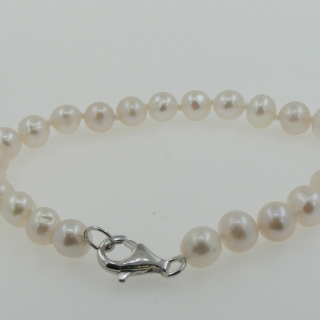 Perlový náhrdelník 7-8 mm - sladkovodní kultivovaná perla