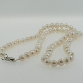 Perlový náhrdelník 5-6 mm - sladkovodní kultivovaná perla
