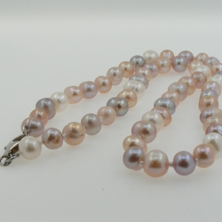 Perlový náhrdelník 7-8 mm - sladkovodní kultivovaná perla