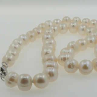 Perlový náhrdelník 9-10 mm - sladkovodní kultivovaná perla