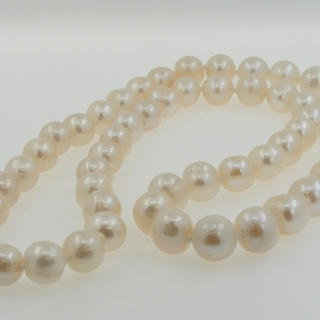 Perlový náhrdelník 9-10 mm - sladkovodní kultivovaná perla