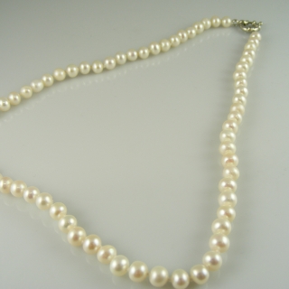 Perlový náhrdelník - sladkovodní perly 6 mm