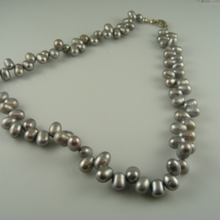Perlový náhrdelník - sladkovodní perly rice 7 mm