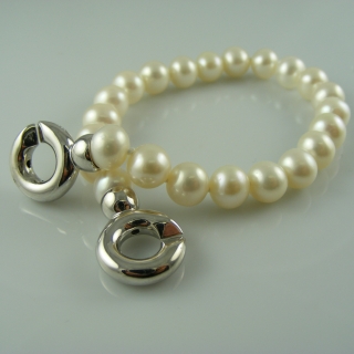 Perlový náramek - sladkovodní perly 7,5 - 8 mm