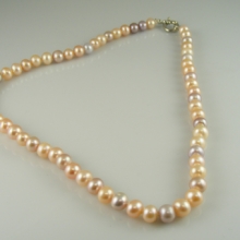 Perlový náhrdelník - sladkovodní perly