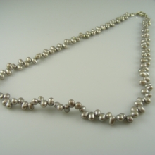 Perlový náhrdelník - sladkovodní perly rice 3,5 - 4 mm