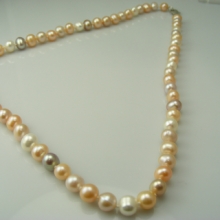 Perlový náhrdelník - sladkovodní perly 7 - 7,5 mm